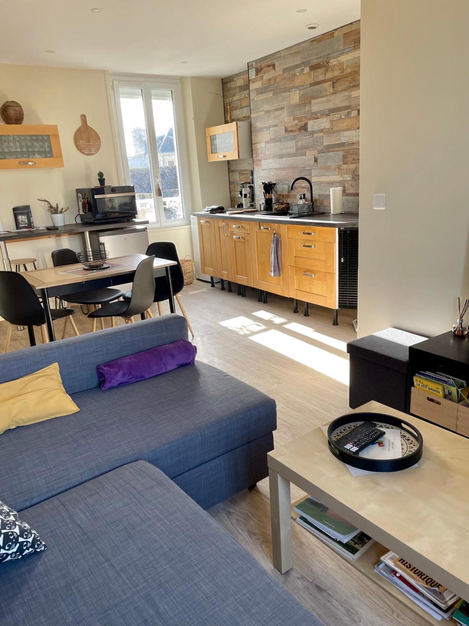 Saint-Aubin-Sur-Mer: Bel Appartement Traversant Kültér fotó
